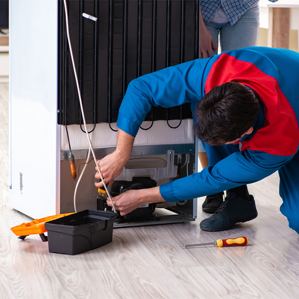 how much do you charge for refrigerator repair services in Kensett